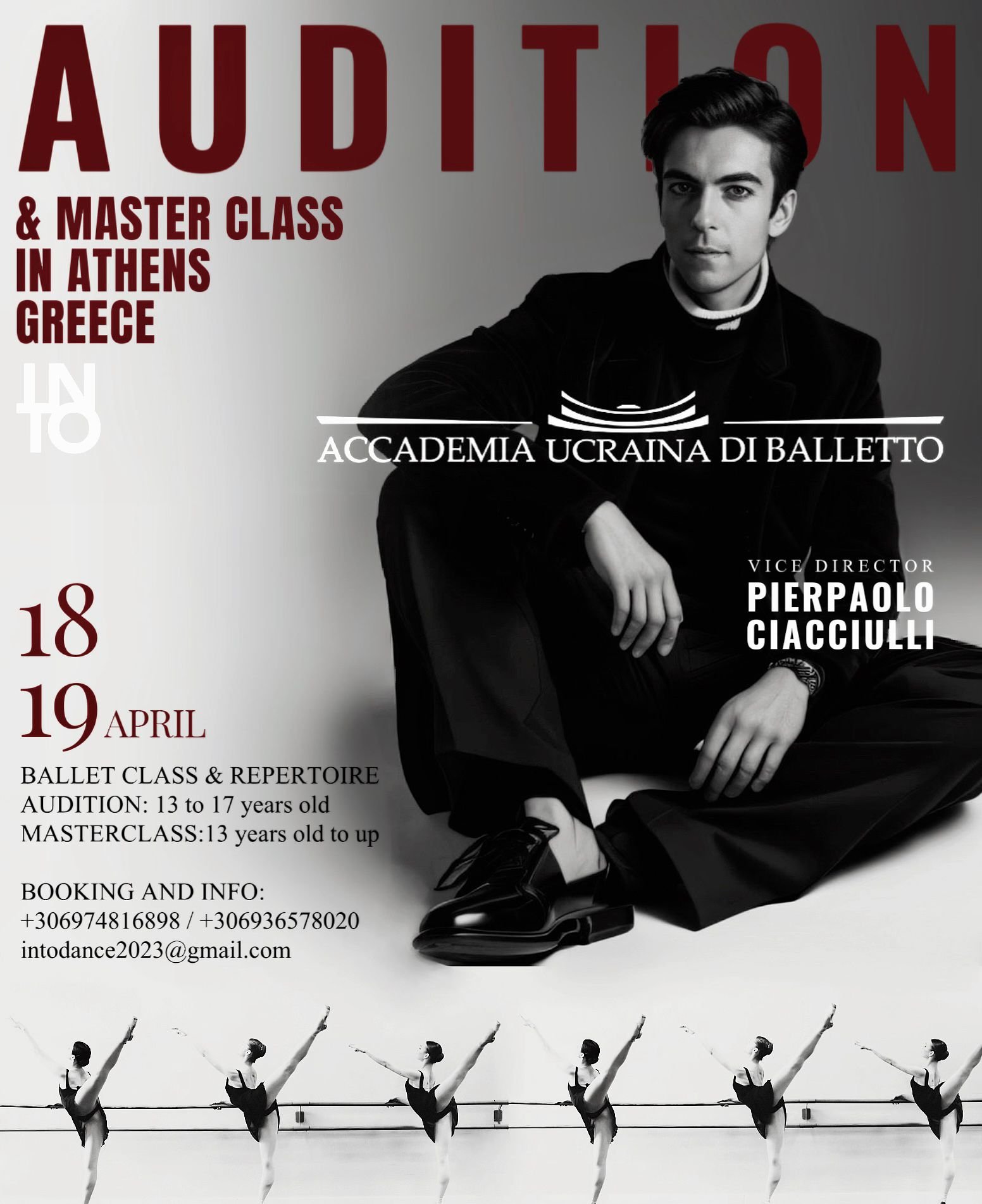 AUDITION & MASTERCLASS IN ATHENS / GREECE